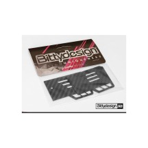 Bittydesign Universal Carbon Side Dams kit for 1/8 GT wing (2pcs) BDGT8-WSD