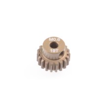 RUDDOG 19T Modul 0.6 Aluminium Pinion RP-0650