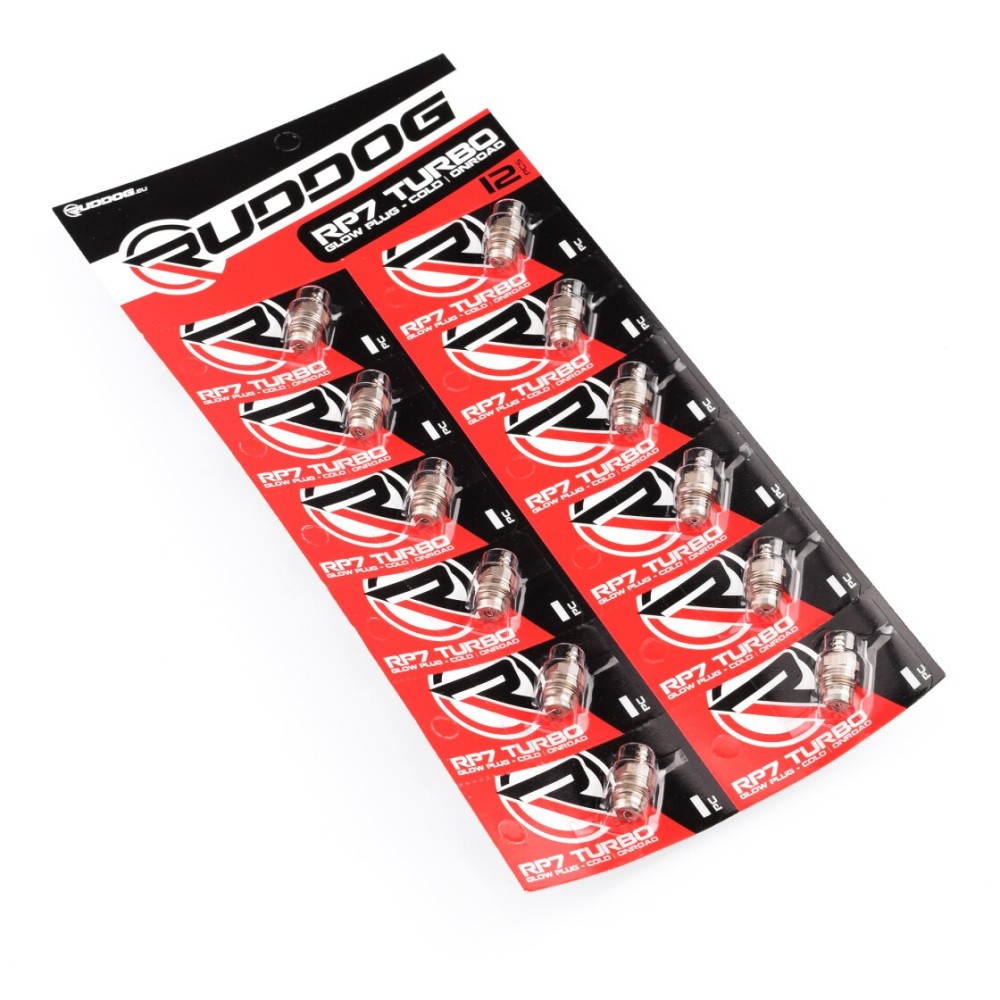 RUDDOG RP7 Turbo Glow Plug (Cold | Onroad) 12pc RP-0667