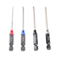RUDDOG Metric Hex 1/4" Power Tool Wrench Set (1.5 | 2.0 | 2.5 | 3.0mm) RP-0668