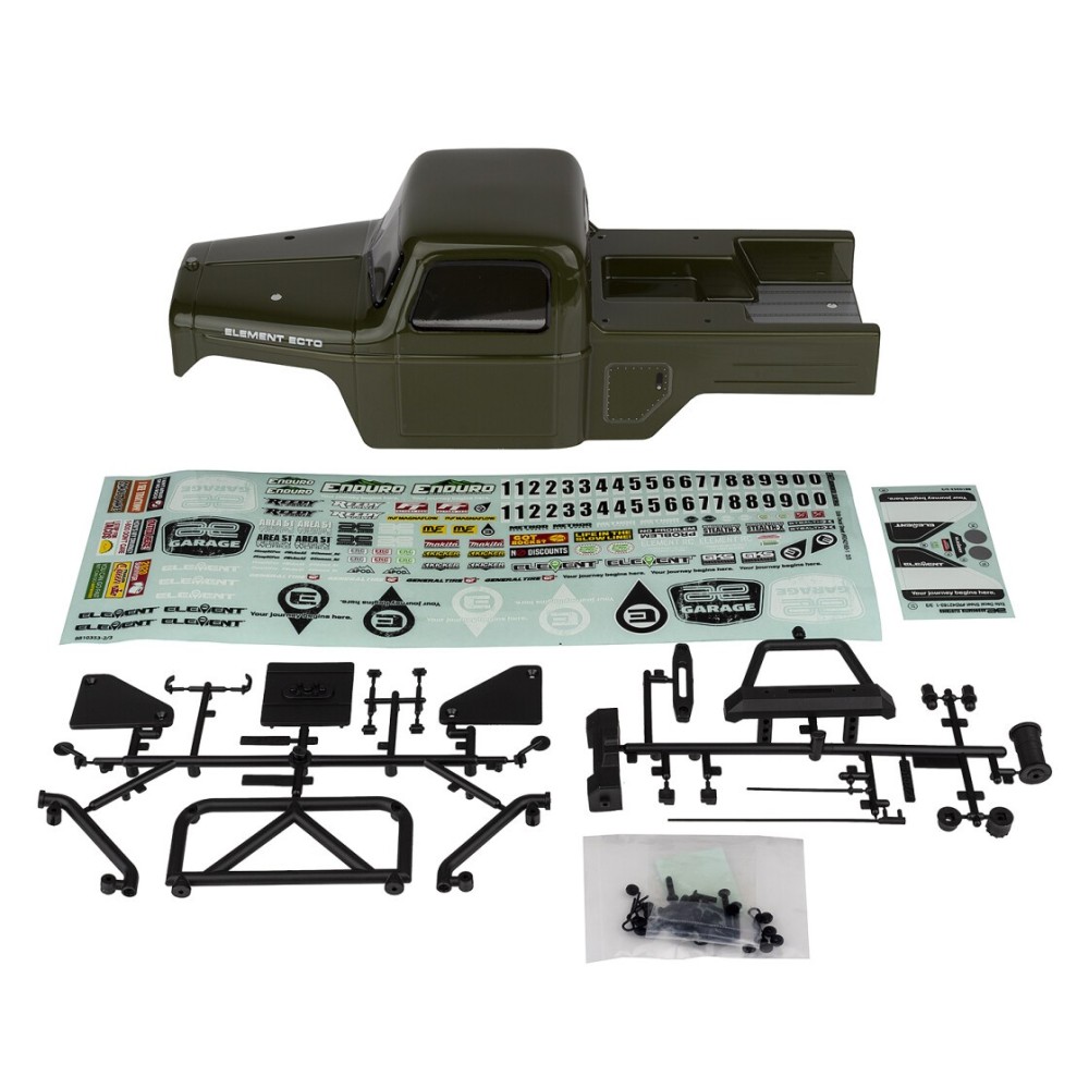 Element RC Enduro Ecto Body Set, green AE42164 Element RC Enduro Ecto Body Set, green AE42164