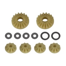 Kit diferencial LTC FT plástico RC10B74 AE92307