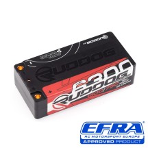 RUDDOG Racing 6300mAh 150C/75C 7.6V Short Stick Pack LiPo-HV Battery RP-0679