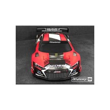 Bittydesign AR8-GT3 1/8 GT clear body 360mm, long wheelbase (LWB), ( LW | 1mm) BDGT8-ARLW