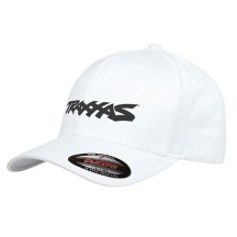 Gorra Flexfit blanca con el logo de Traxxas, talla L/XL Traxxas TRX1188-WHT-LXL