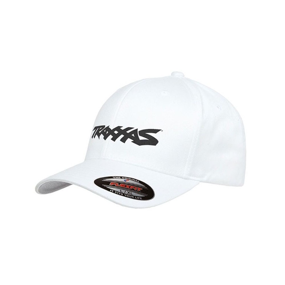 Gorra Flexfit blanca con el logo de Traxxas, talla L/XL Traxxas TRX1188-WHT-LXL Gorra Flexfit blanca con el logo de Traxxas, talla L/XL Traxxas TRX1188-WHT-LXL