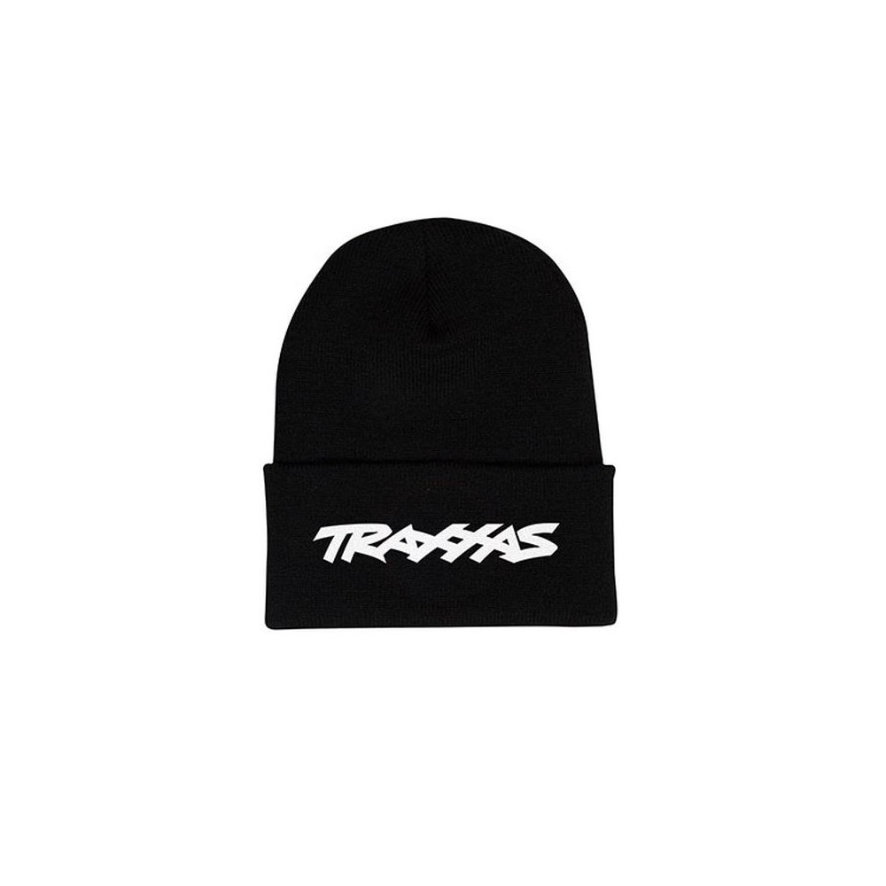 Gorro de lana negro con el logo de Traxxas en blanco, talla adulto Traxxas TRX1189-BLK-AD Gorro de lana negro con el logo de Traxxas en blanco, talla adulto Traxxas TRX1189-BLK-AD