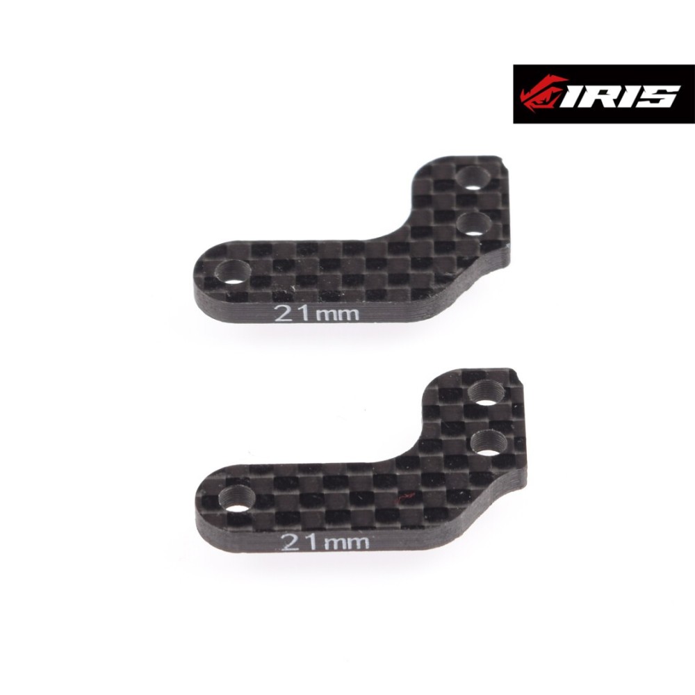 Iris ONE Front Steering Arm Carbon Fiber - 21mm (2pcs) IRIS-40004 Iris ONE Front Steering Arm Carbon Fiber - 21mm (2pcs) IRIS-40004
