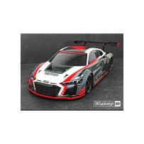 Bittydesign AR8-GT3 1/7 GT clear body for ARRMA Infraction V2/Limitless BDGT7-R8