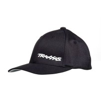Gorra de visera curva negra con logo blanco, talla juvenil Traxxas TRX1194-BLK