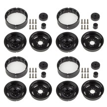 Element RC Enduro Steelie Wheels, 1.9", black AE42328