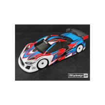 Bittydesign Eptron 1/10 190mm TC clear body - Ultra Lite weight BDTC-ETRULT