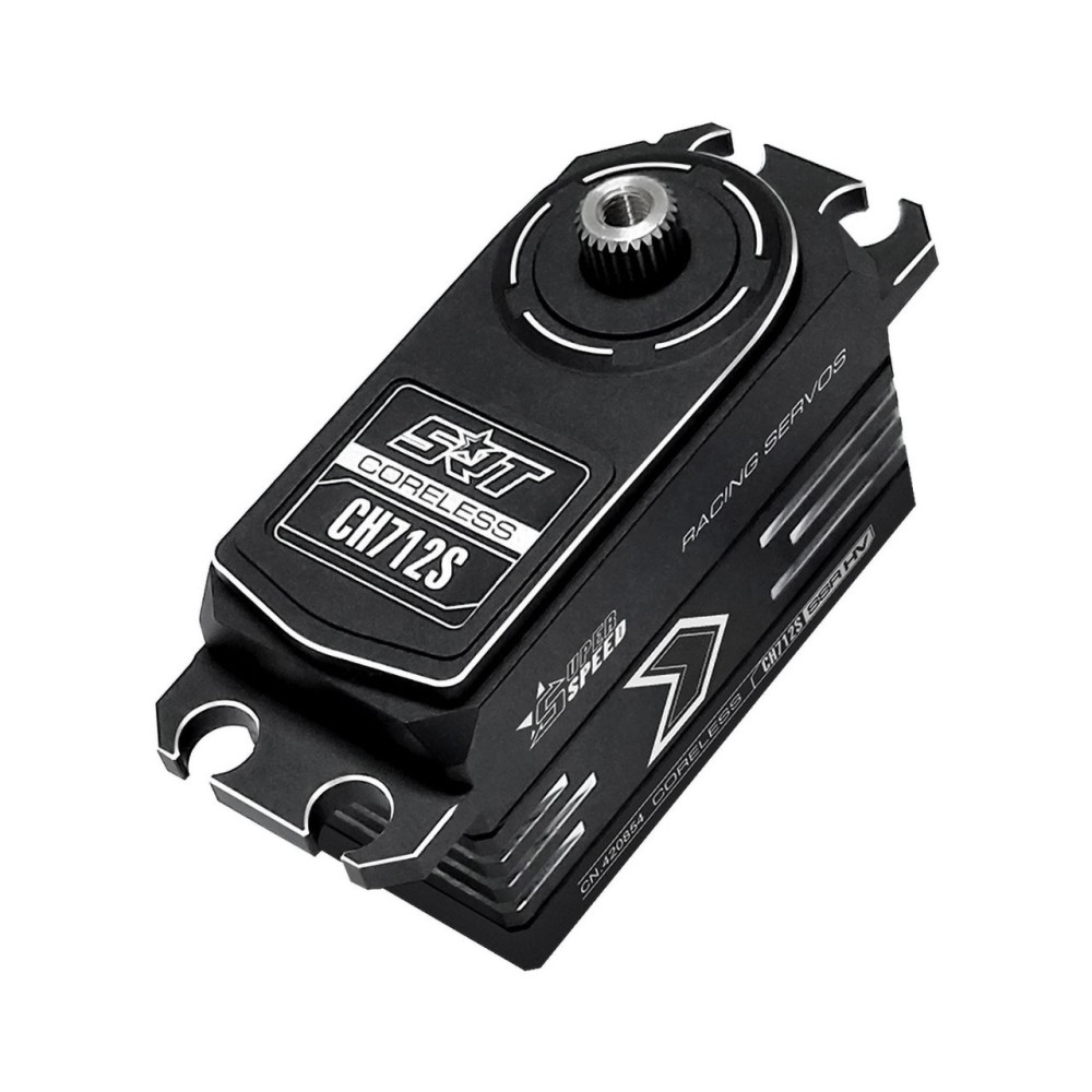 Servo SRT Low Profile Coreless HV CNC aluminium case 11.8kg/0.052sec @7.4 CH712S