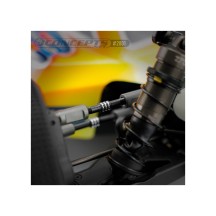 Varillas titanio Fin negras TLR 8ight-X JConcepts