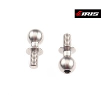 Iris 6x6mm Suspension Ballstud - Titanium (2pcs) IRIS-84006
