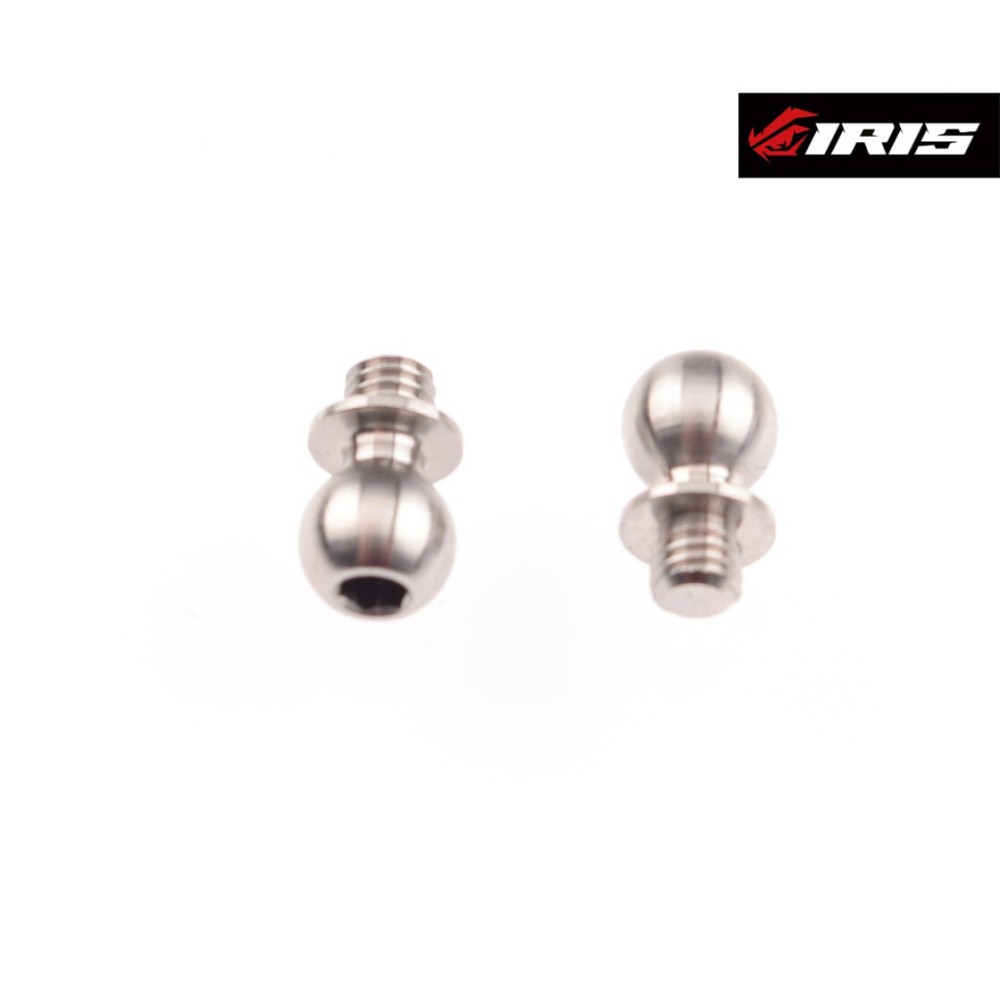 Iris 5x2.5mm Ballstud - Titanium (2pcs) IRIS-84010