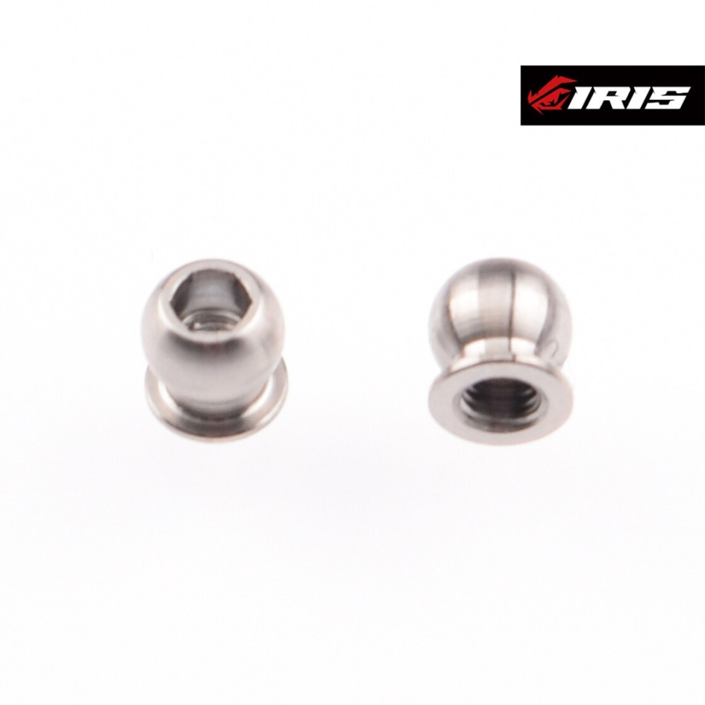 Iris 5mm Ball Connector - Titanium (2pcs) IRIS-84011 Iris 5mm Ball Connector - Titanium (2pcs) IRIS-84011