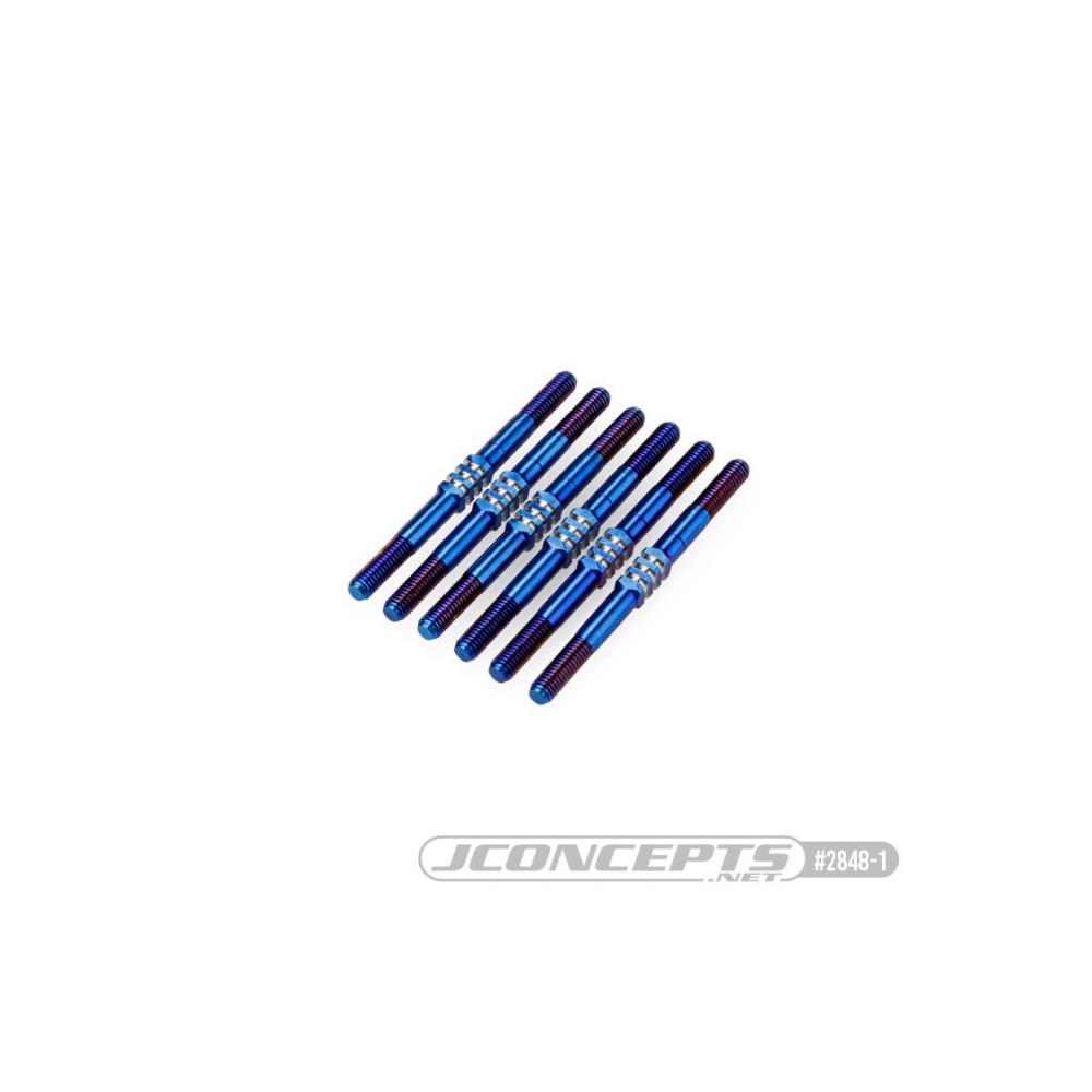 Kit turnbuckles titanio TLR 22 5.0 azul JConcepts Kit turnbuckles titanio TLR 22 5.0 azul JConcepts