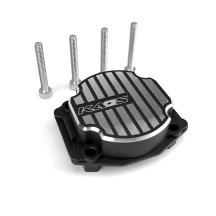 Tapa de diferencial CNC anodizada negra CKD0351