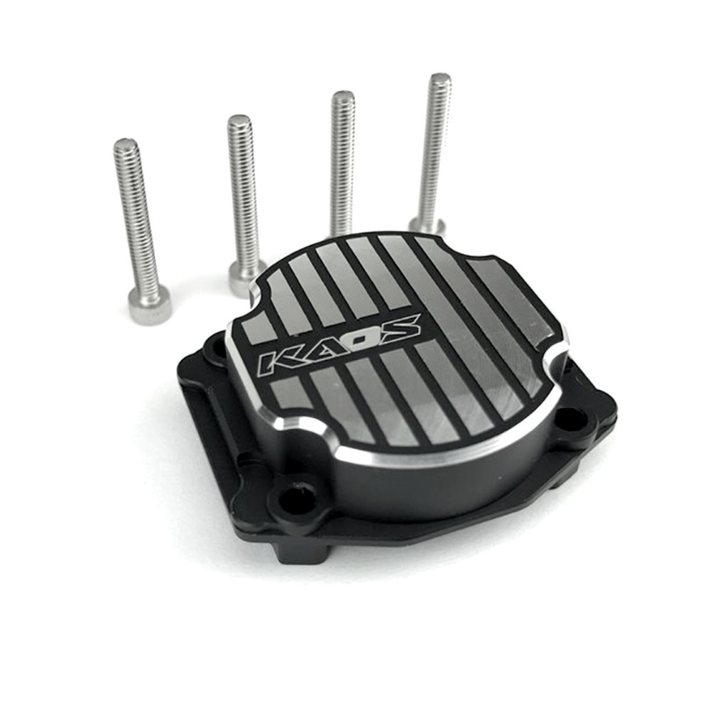 Tapa de diferencial CNC anodizada negra CKD0351