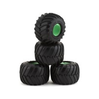 JConcepts Golden Years - blue compound, 1-24th mini monster truck tire, 4pc. JCO4041-01
