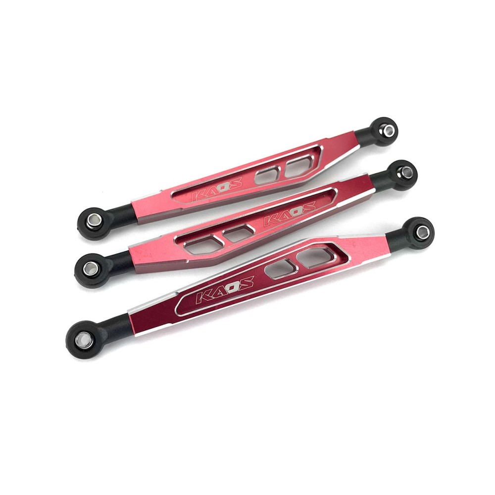 Eslabones delanteros CNC aluminio rojos CKD0369 Eslabones delanteros CNC aluminio rojos CKD0369