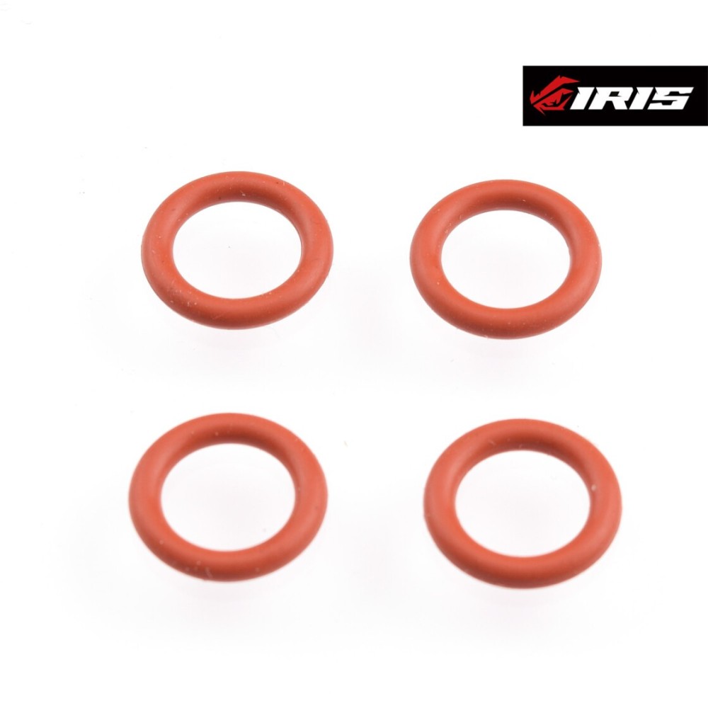 Iris Shock O-Ring 8x2mm (4pcs | red) IRIS-50018 Iris Shock O-Ring 8x2mm (4pcs | red) IRIS-50018