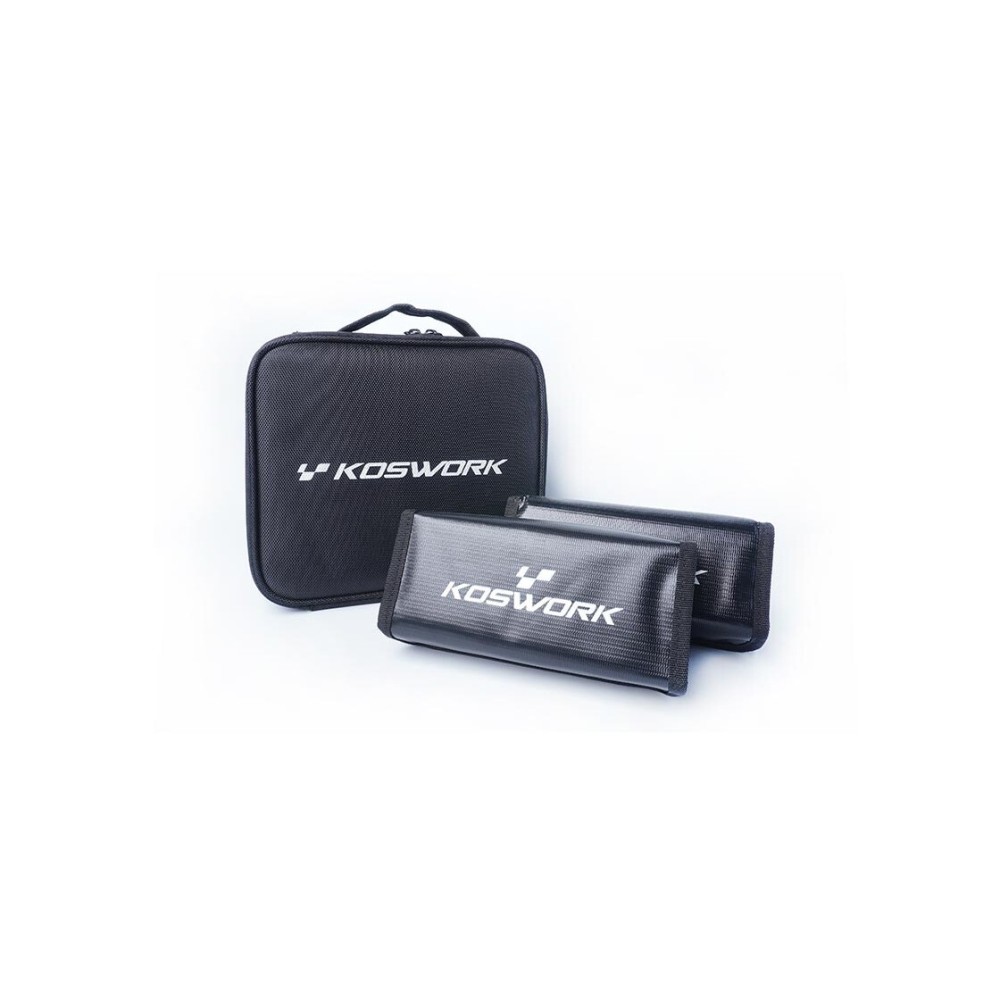 Koswork 260x230x95mm Hard Frame Battery Bag (w/ 2pcs Battery Safety Bags) KOS32421 Koswork 260x230x95mm Hard Frame Battery Bag (w/ 2pcs Battery Safety Bags) KOS32421