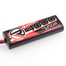 RUDDOG 4000mAh 50C 7.4V LiPo Round Stick Pack Battery with Tamiya compatible Plug RP-0697
