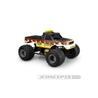 JConcepts 1993 Ford F-250 monster truck Tribute Wheels BIGFOOT® body with racerback and visor JCO0404TW