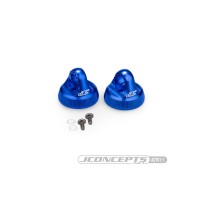JConcepts Fin, 13mm shock cap - blue Fits  Team Associated 13mm shock body JCO2701-1