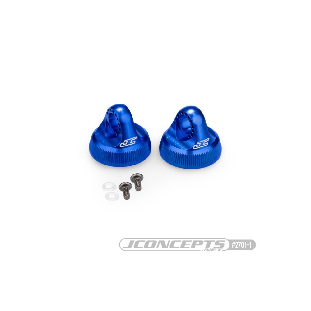 Tapa de amortiguador Fin 13 mm azul Jconcepts JCO2701-1