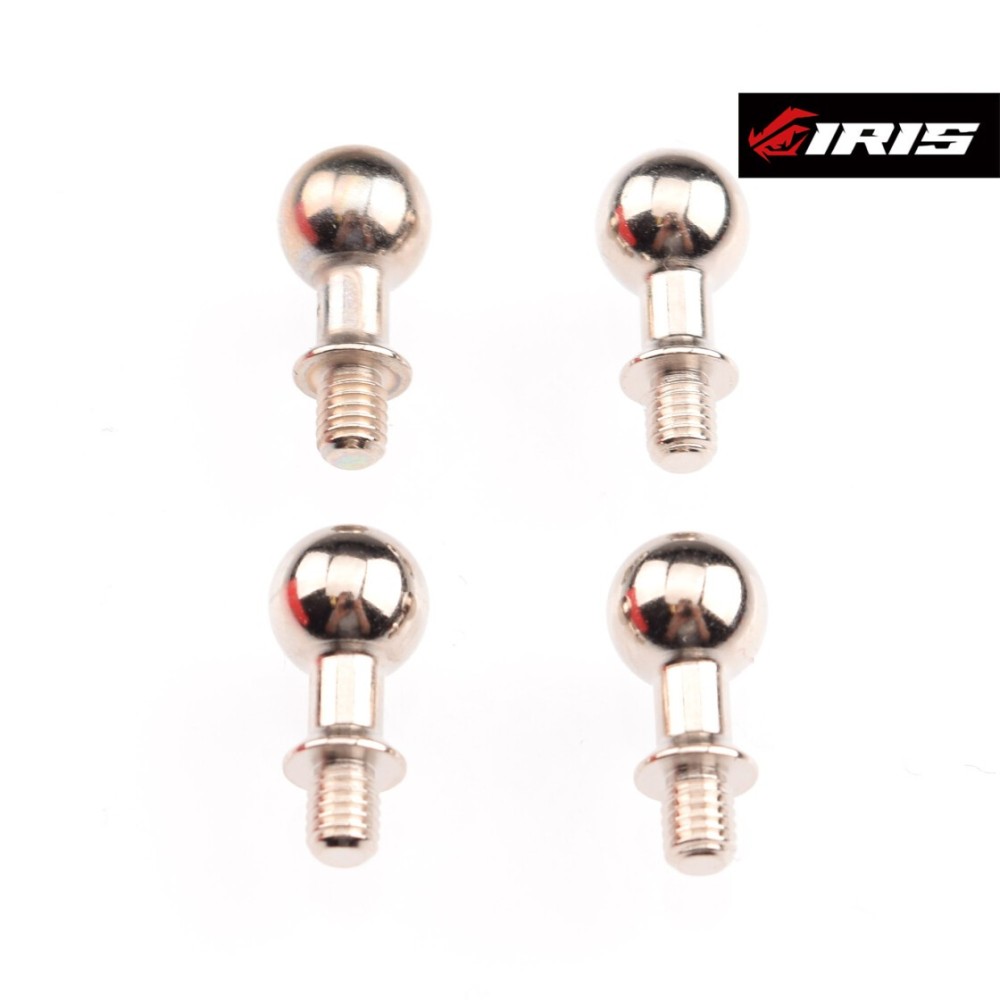 Iris 6.5x3.75mm Suspension Ballstud +1.5mm Neck (4pcs) IRIS-84012 Iris 6.5x3.75mm Suspension Ballstud +1.5mm Neck (4pcs) IRIS-84012