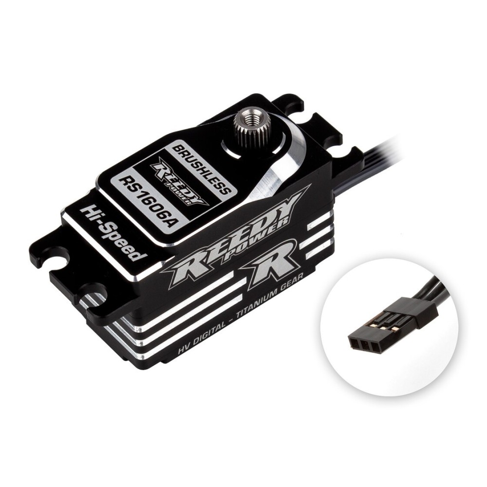 Reedy RS1606A Low-Profile Titanium Gear Brushless Hi-Speed HV Servo AE27154