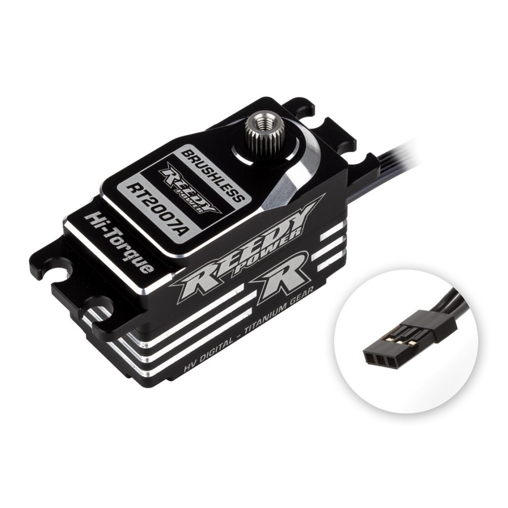 Reedy RT2007A Low-Profile Titanium Gear Brushless Hi-Torque HV Servo AE27155