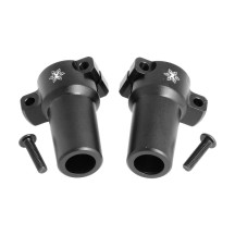 Adaptador de eje recto de aluminio A y B CKQ0303