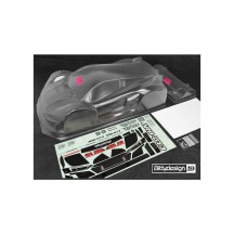 Bittydesign AR8-GT3 1/8 GT clear body 325mm (LW | 1mm) BDGT8-R8