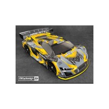 Bittydesign AR8-GT3 1/8 GT clear body 325mm (ULT | 0.75mm) BDGT8-R8ULT