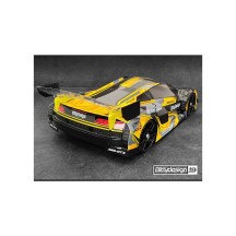 Bittydesign AR8-GT3 1/8 GT clear body 325mm (ULT | 0.75mm) BDGT8-R8ULT