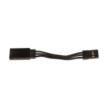 Reedy 50mm Servo Wire Extension, black (1.97 in) AE27162