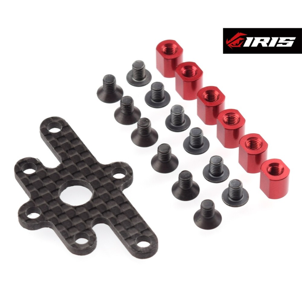 Iris ONE.05 FWD Rear Chassis Stiffener Set IRIS-22008 Iris ONE.05 FWD Rear Chassis Stiffener Set IRIS-22008