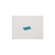 Hiro Seiko M2 Aluminum Countersunk Washer (S-Size) [T-Blue] (8pcs) HS-48868