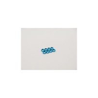 Hiro Seiko M2 Aluminum Countersunk Washer (S-Size) [T-Blue] (8pcs) HS-48868