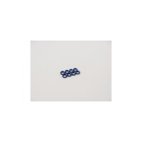 Hiro Seiko M2 Aluminum Countersunk Washer (S-Size) [Y-Blue] (8pcs) HS-48869