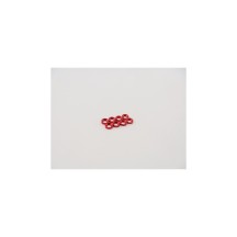Hiro Seiko M2 Aluminum Countersunk Washer (S-Size) [Red] (8pcs) HS-48871