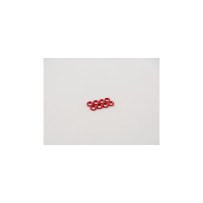 Hiro Seiko M2 Aluminum Countersunk Washer (S-Size) [Red] (8pcs) HS-48871