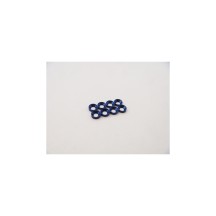 Hiro Seiko M2.5 Aluminum Countersunk Washer (S-Size) [Y-Blue] (8pcs) HS-48876