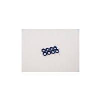 Hiro Seiko M2.5 Aluminum Countersunk Washer (S-Size) [Y-Blue] (8pcs) HS-48876