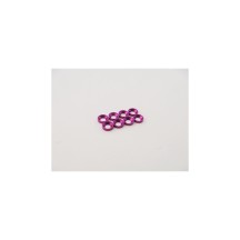 Hiro Seiko M2.5 Aluminum Countersunk Washer (S-Size) [Purple] (8pcs) HS-48877