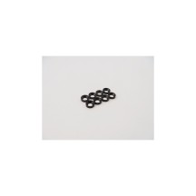Hiro Seiko M2.5 Aluminum Countersunk Washer (S-Size) [Black] (8pcs) HS-48879